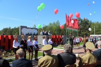 Митинг на мемориальном комплексе советским воинам и землякам, посвященный Дню Победы